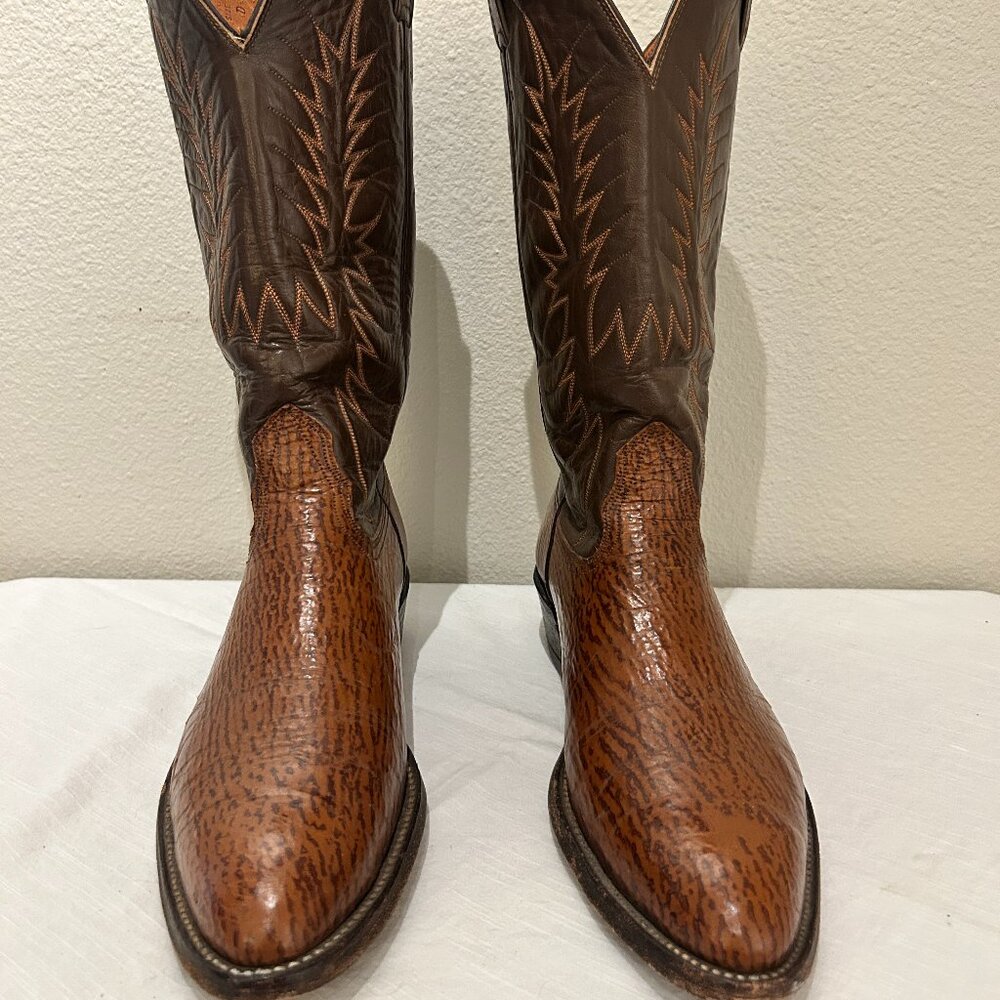 Vintage Nocona Cowboy Boots Men’s Size 11D – Brown Leather Western Boots